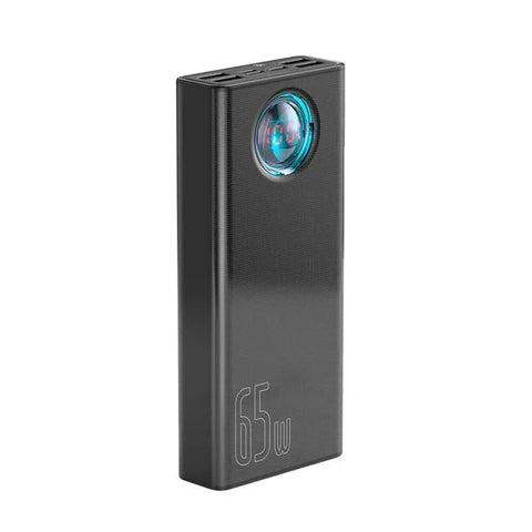 Baseus Amblight Power Bank - Portabelt batteri - 30000mAh, 5xUSB Typ A/C, QC 3.0 / PD 65W - Action King