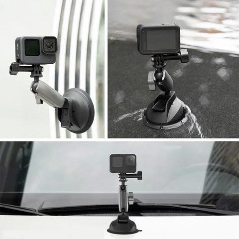 Telesin Fäste Sugpropp dubbelledad - 360 kulled - Kraftig - Aluminium