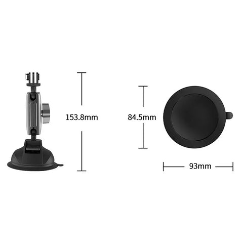 Telesin Fäste Sugpropp dubbelledad - 360 kulled - Kraftig - Aluminium