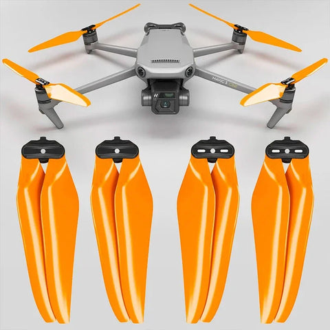 Master Airscrew - DJI Mavic 3 Stealth Upgrade Propellers - Propeller till DJI Mavic 3 - Orange - Kit 4-Pack
