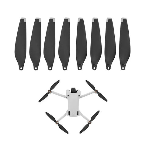 Propeller till DJI Mini 4 Pro / Mini 3 Pro - ersätter 6030F - 4-Pack - Svart/Silver