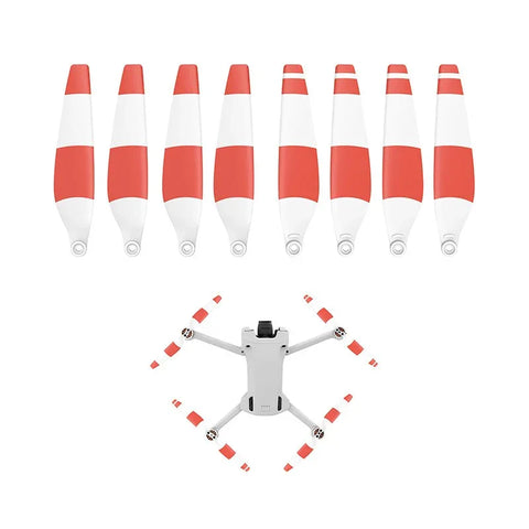 Propeller till DJI Mini 4 Pro / Mini 3 Pro - ersätter 6030F - 4-Pack - Vit/Röd