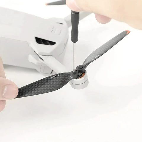 Propeller till DJI Mini 4 Pro / Mini 3 Pro - ersätter 6030F - Low Noise - Svart - 4-Pack - Kolfiber