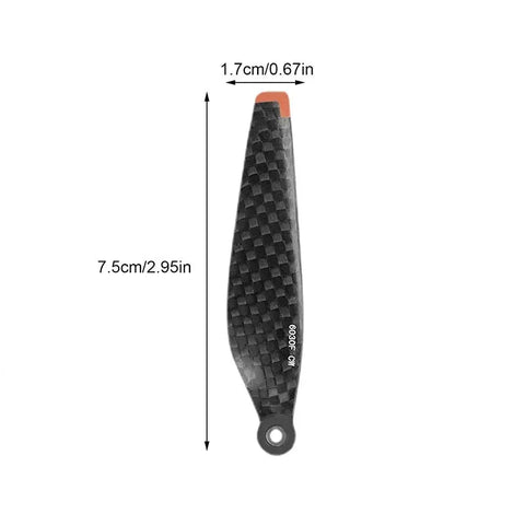 Propeller till DJI Mini 4 Pro / Mini 3 Pro - ersätter 6030F - Low Noise - Svart - 4-Pack - Kolfiber