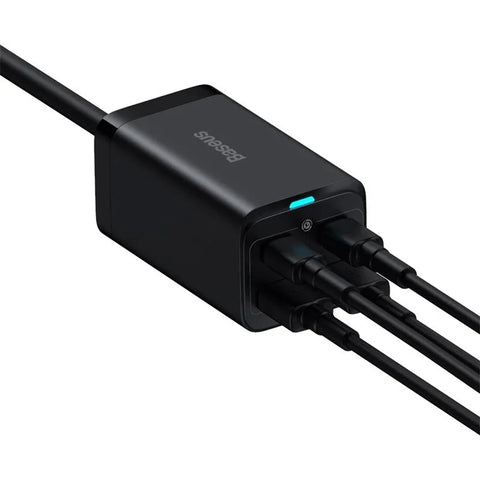 Baseus GaN3 Pro Desktop Fast Charger - Väggladdare - Snabbladdare QC4+ / PD 100W - 100-240V till USB - 4xUSB Typ A/C - Action King