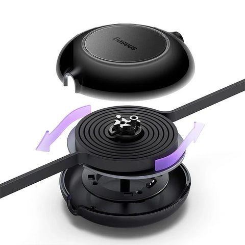Baseus Bright Mirror 2 retractable cable 3-in-1, USB-C kabel 100W, 1.1m - Multi, USB-C / Lightning / MicroUSB - Action King