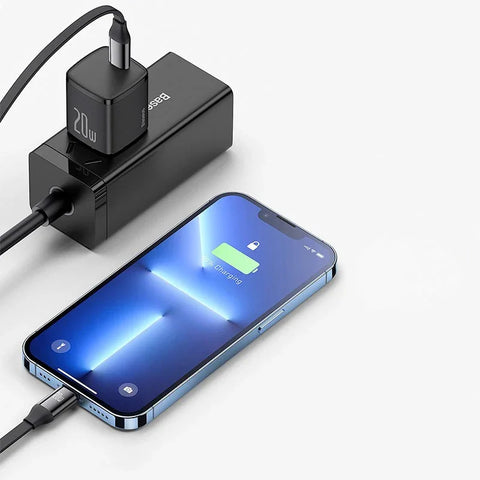 Baseus Bright Mirror 2 retractable cable 3-in-1, USB-C kabel 100W, 1.1m - Multi, USB-C / Lightning / MicroUSB - Action King