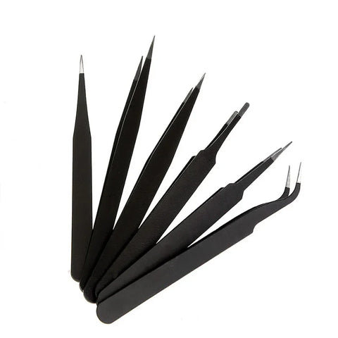 Pincetter ESD Antistatiska Precision 6 x Micro - Kit - Action King
