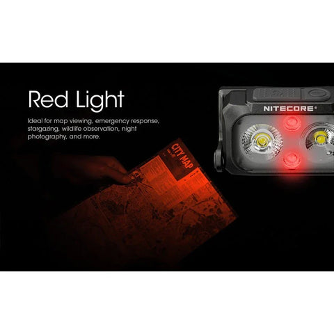 Nitecore NU25 V2 Pannlampa Dual Beam - 400lm