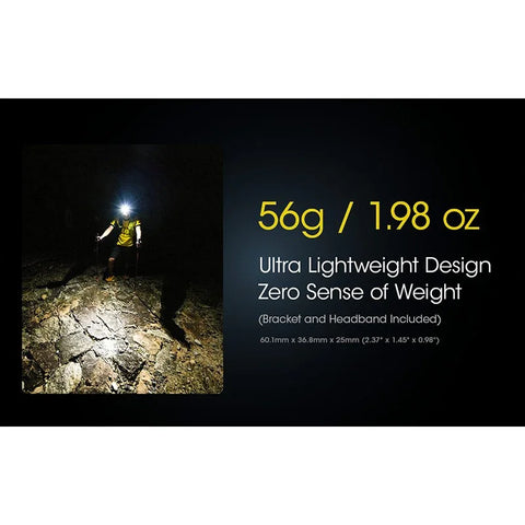 Nitecore NU25 V2 Pannlampa Dual Beam - 400lm