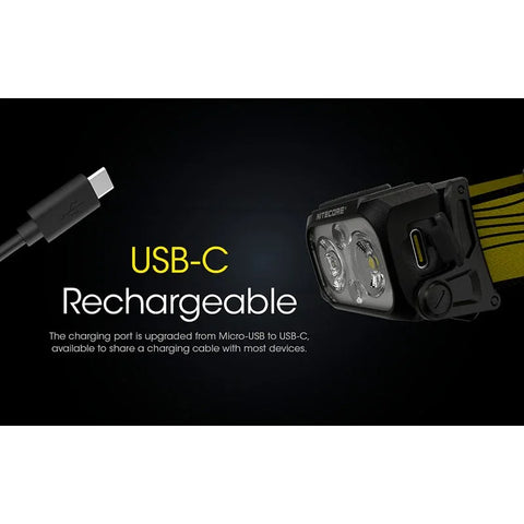 Nitecore NU25 V2 Pannlampa Dual Beam - 400lm