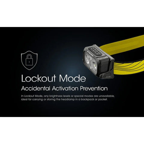 Nitecore NU25 V2 Pannlampa Dual Beam - 400lm