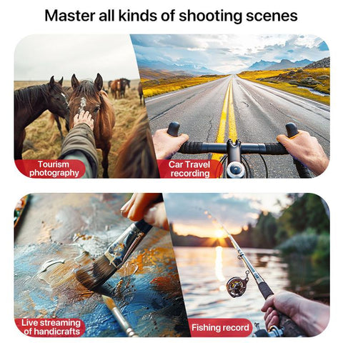 Bröstsele till GoPro, Insta360 & DJI – Stabilt handsfree-fäste för actionkameror
