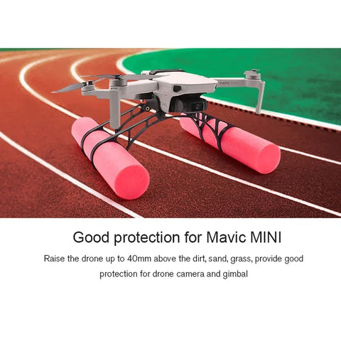 Landningsställ Flytande Pontoner till DJI Mavic Mini / Mini 2 / Mini 2 SE / Mini 4K – Kit - Action King