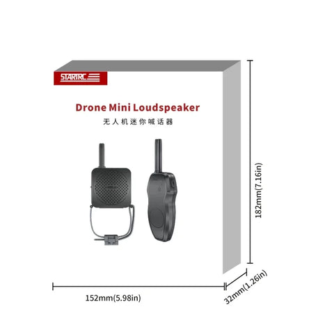 STARTRC Mini Speaker – Högtalare/Megafon för DJI - Action King