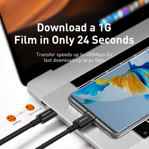 Baseus Superior Series USB-C  kabel PD 2.0 / QC3.0, 100W, 20v/5A