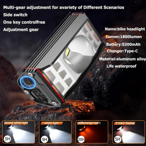 XA-337 2000LM Super Bright LED Cykellampa