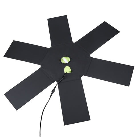 HAWEEL 42W Vikbar Solpanel med Dual USB