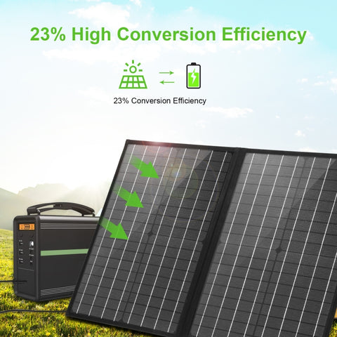 HAWEEL 50W Vikbar Solpanel