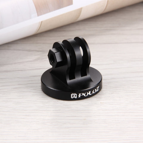 PULUZ 1/4-tums stativadapter med skruvhål CNC-bearbetad för GoPro, Insta360, DJI