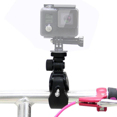 PULUZ Motorcykel- och cykelstyrefäste med stativfäste & skruv för GoPro, Insta360, DJI
