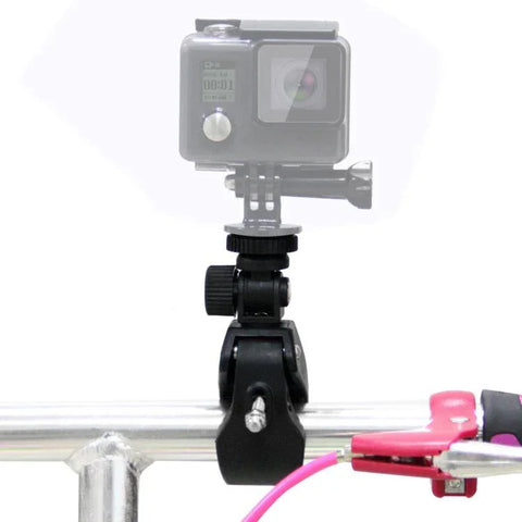 PULUZ Motorcykel- och cykelstyrefäste med stativfäste & skruv för GoPro, Insta360, DJI - Action King