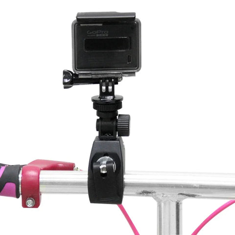 PULUZ Motorcykel- och cykelstyrefäste med stativfäste & skruv för GoPro, Insta360, DJI - Action King