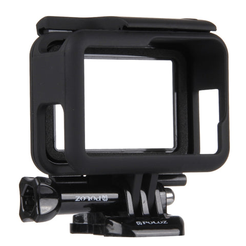 PULUZ ABS Plastic Housing Shell Frame Mount Protective Case Cage with Pedestal and Long Screw for GoPro HERO(2018) /7 Black /6 /5 - Action King