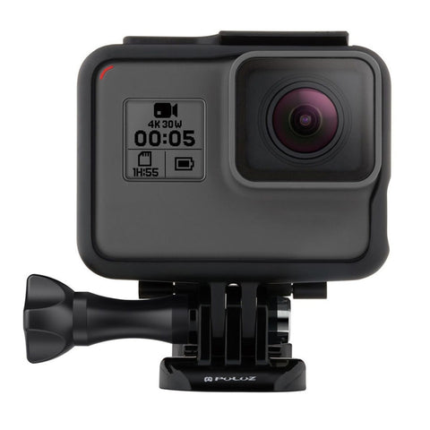 PULUZ ABS Plastic Housing Shell Frame Mount Protective Case Cage with Pedestal and Long Screw for GoPro HERO(2018) /7 Black /6 /5 - Action King
