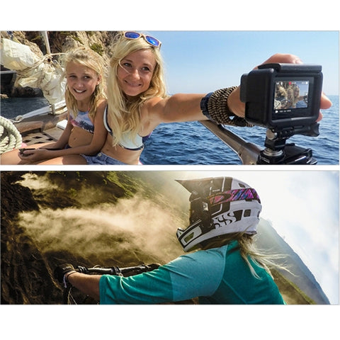 PULUZ ABS Plastic Housing Shell Frame Mount Protective Case Cage with Pedestal and Long Screw for GoPro HERO(2018) /7 Black /6 /5 - Action King