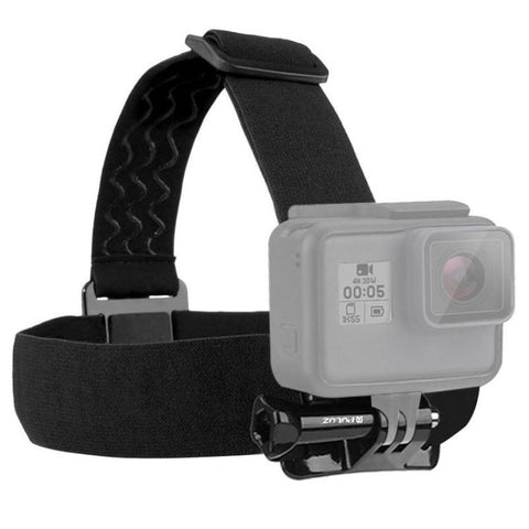 PULUZ Elastic Mount Belt Adjustable Head Strap for GoPro, Insta360 ONE R, DJI Osmo Action and Other Action Cameras