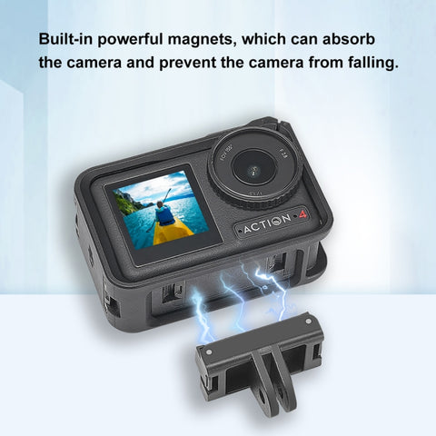For DJI Osmo Action 4 / 3 PULUZ Magnetic Quick Release Base Expansion Mount - Action King