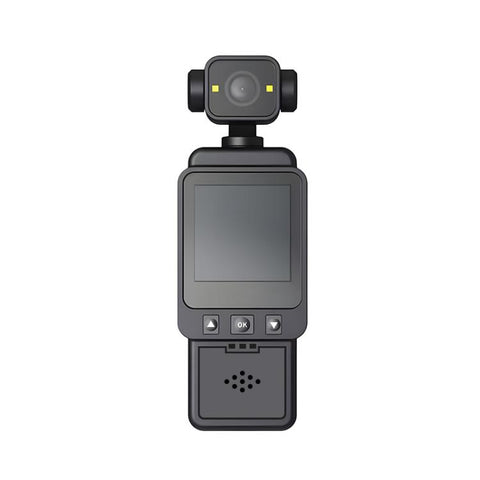 1080p Ultra-HD Clip Pocket Vlog kamera med 360° roterbart objektiv & WiFi