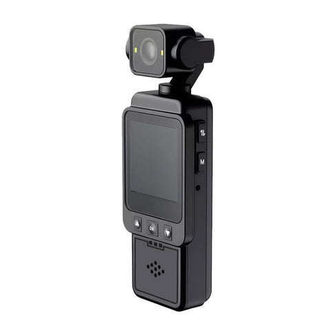 1080p Ultra-HD Clip Pocket Vlog kamera med 360° roterbart objektiv & WiFi