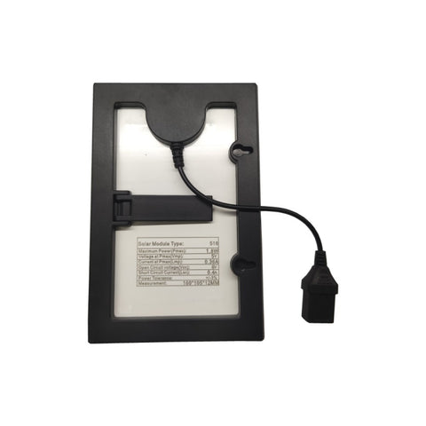 Liten bordslampa/ficklampa med USB-honkontakt – 5V/1.8W solpanel