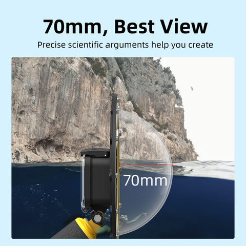 TELESIN 30M Vattentätt Kamerahus för GoPro Hero11 Black / HERO10 Black / HERO9 Black