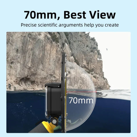 TELESIN 30M Vattentätt Kamerahus för GoPro Hero11 Black / HERO10 Black / HERO9 Black - Action King