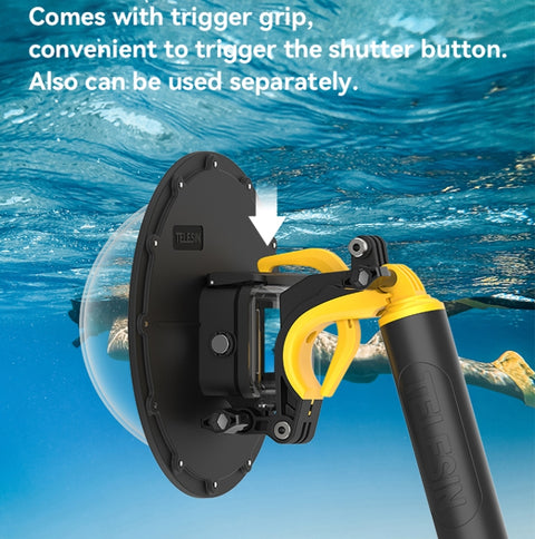 TELESIN 30M Vattentätt Kamerahus för GoPro Hero11 Black / HERO10 Black / HERO9 Black
