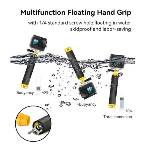TELESIN 30M Vattentätt Kamerahus för GoPro Hero11 Black / HERO10 Black / HERO9 Black - Action King