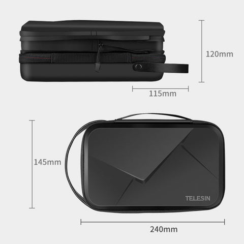 TELESIN Expanderbar kameraväska – Universal för Kamera / Mobil / Tillbehör