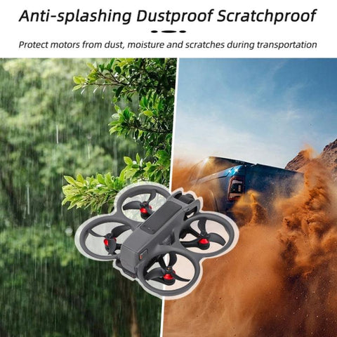 For DJI Avata 2 Sunnylife AT2-MD787 Motor Anti-dust Cover Aluminum Alloy Motor Protection Cover - Action King