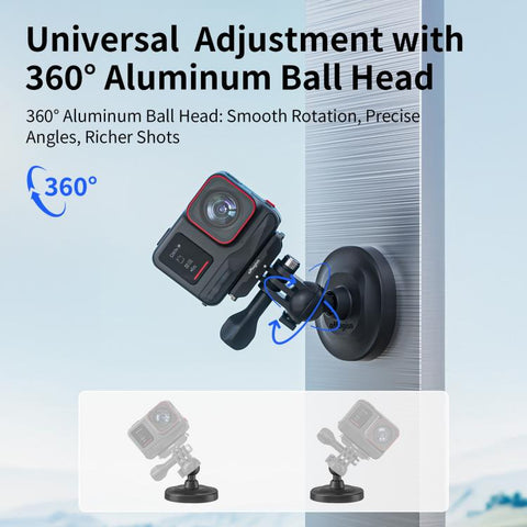 Magnetfäste med 360 graders kulled - Action King