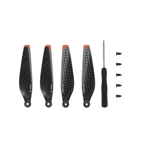 Propeller till DJI Mini 4 Pro / Mini 3 Pro – ersätter 6030F – Low Noise – Svart – 4-Pack – Kolfiber