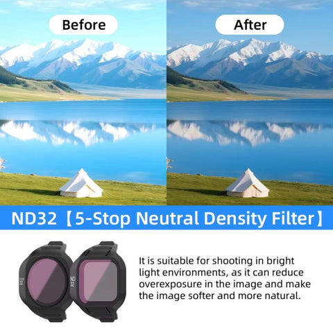 Magnetiska filter till DJI Mini 5 Pro