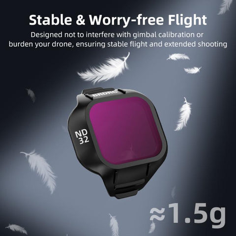 Professionella DJI Mini 5 Pro filter för skarpa och färgrika flygbilder