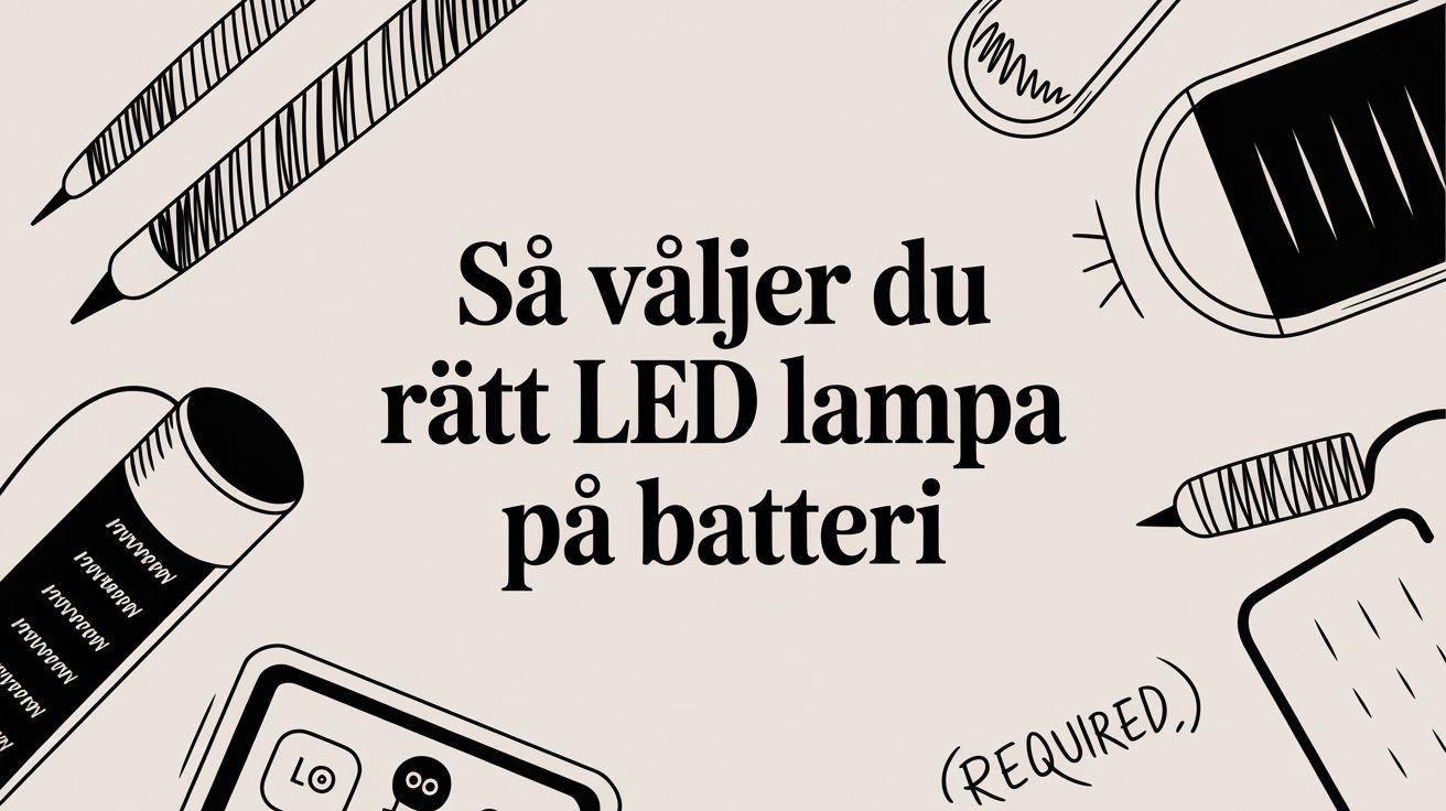 Så väljer du rätt LED-Lampa