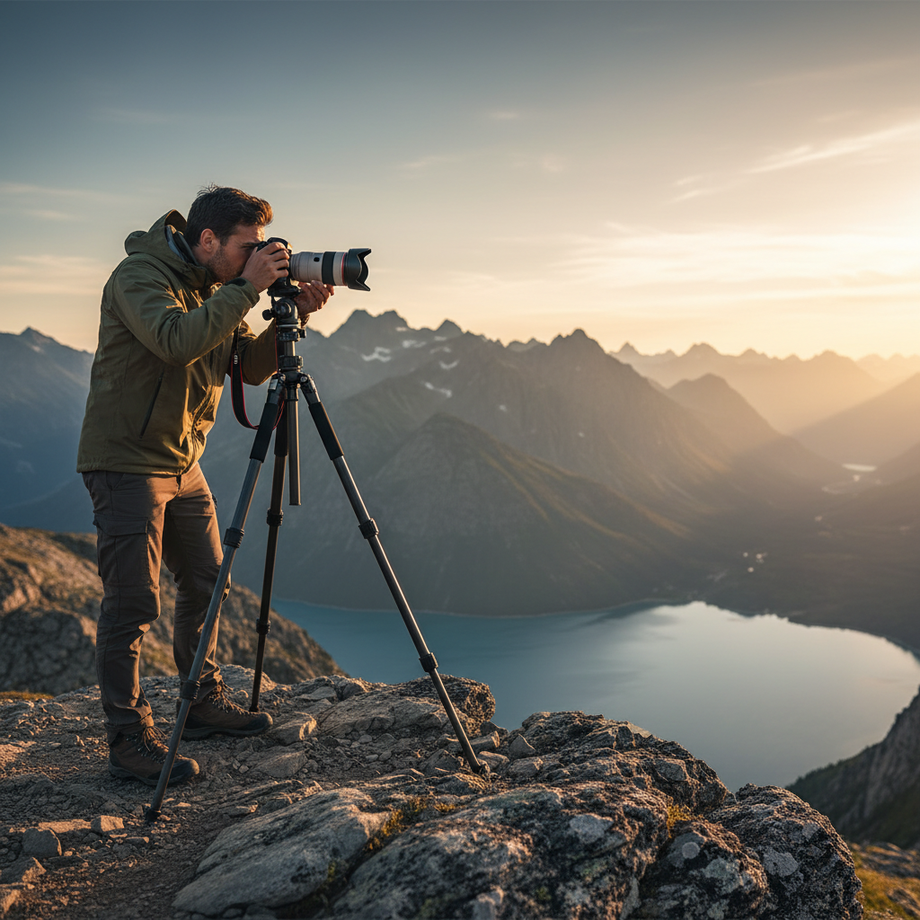 Tripod Kamerastativ för Stabil Fotografering