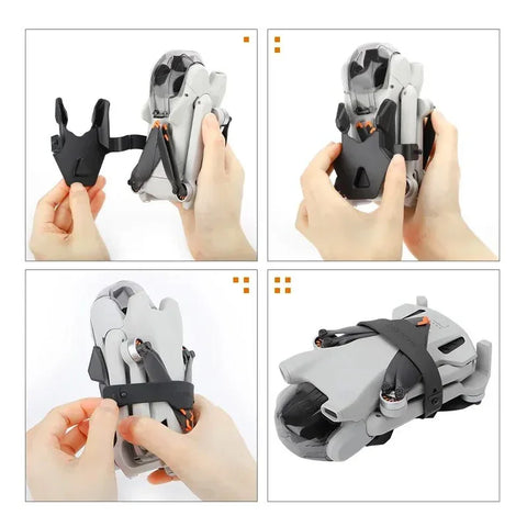 Transportsäkring för propellrar / motorarmar till DJI Mini 3 - Svart