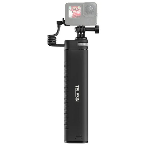 Telesin Selfiepinne med 10000mAh Power Bank, USB- C, QC / PD 18W, 216-900mm - Kit