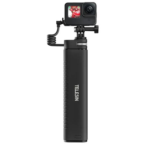 Telesin Selfiepinne med 10000mAh Power Bank, USB- C, QC / PD 18W, 216-900mm - Kit